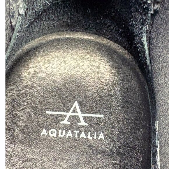 Aquatalia Becky Suede Chelsea Style Platform Sneakers - Picture 2 of 12